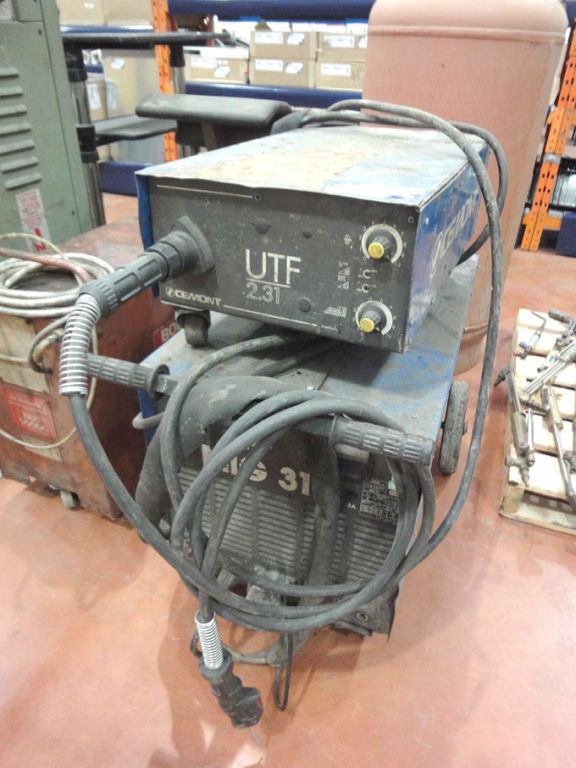 Cemont MIG 31 mig welder with UTF 2.31 wire feed u...