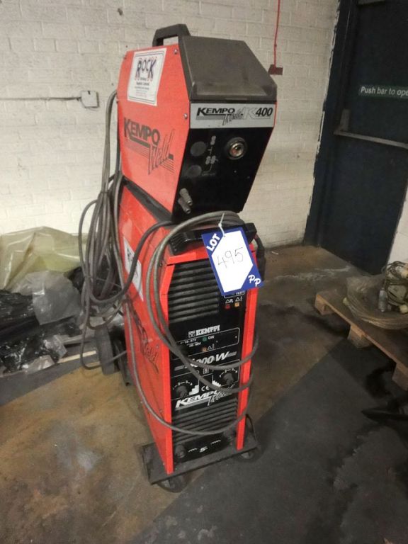 Kemppi KempoWeld 4000W welder, with K400 wire feed...