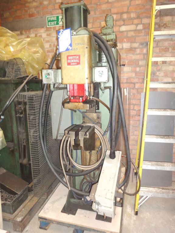 British Federal 294kva projection welder, 1050rms...