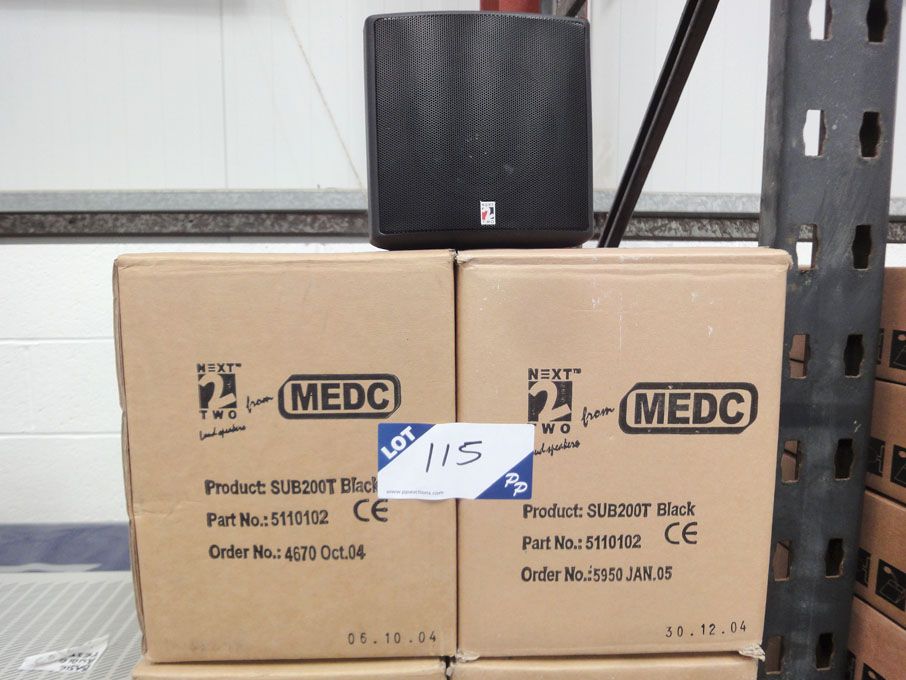 2x MEDC Next Two sub 200T speakers, 15W