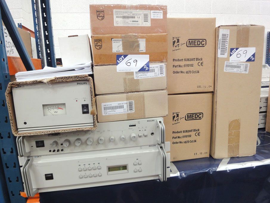 Philips SM25 amplifier, SQ20 system amplifier, 2x...