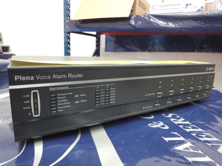 2x Bosch Plena LBB1992/00 voice alarm routers, 50...