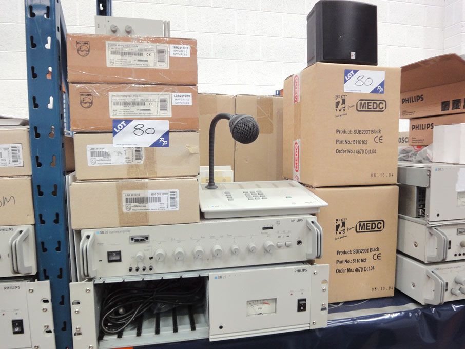 Philips SQ20 system amplifier, SM25 amp / booster...