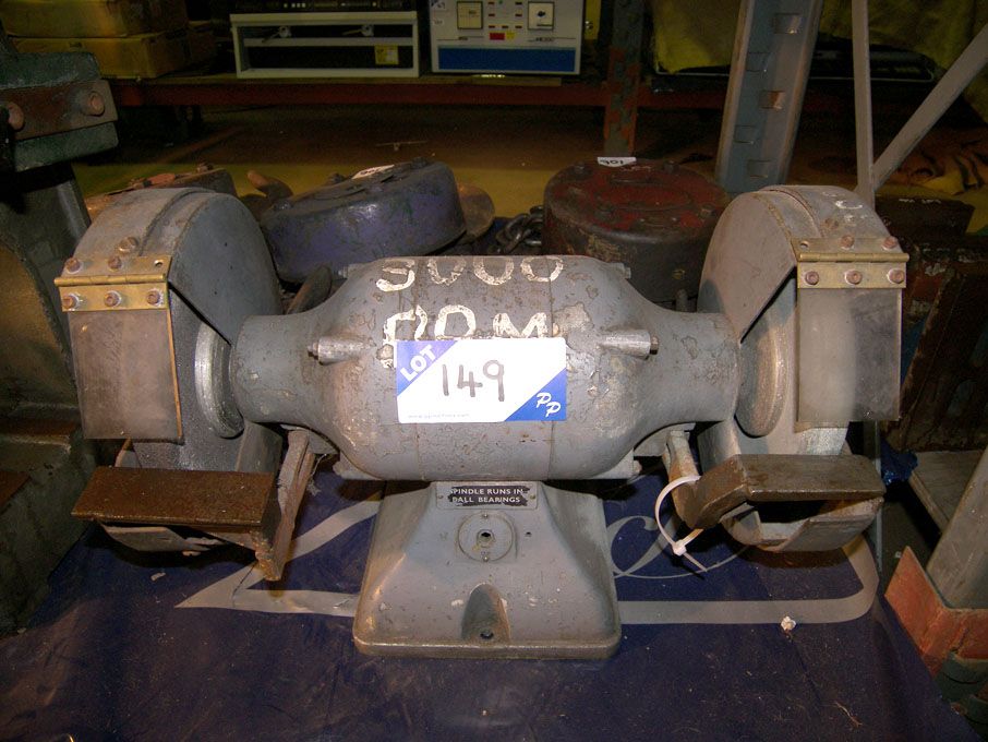 200mm double ended bench grinder