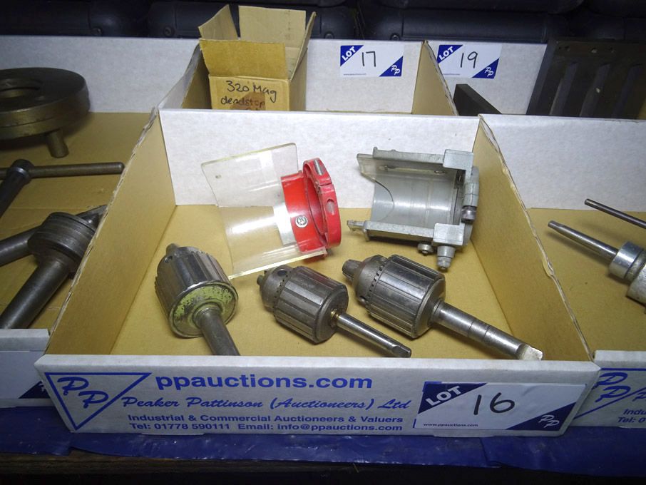 3x Jacobs drill chucks, No3, No3A, No34 - Lot loca...