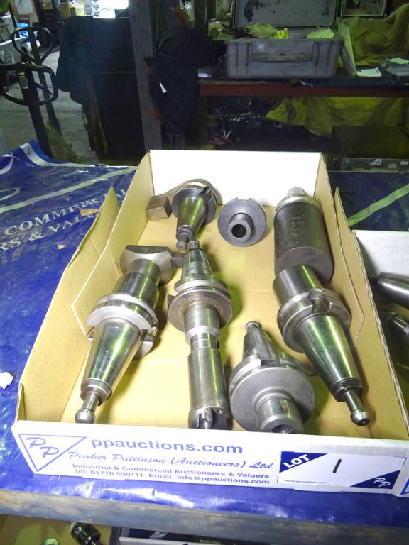 Qty various BT 50 tool holders - Lot located at: P...