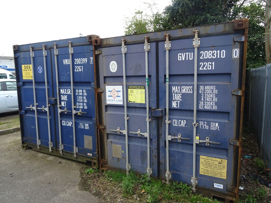 20ft shipping container (2009) - Lot located at: T...