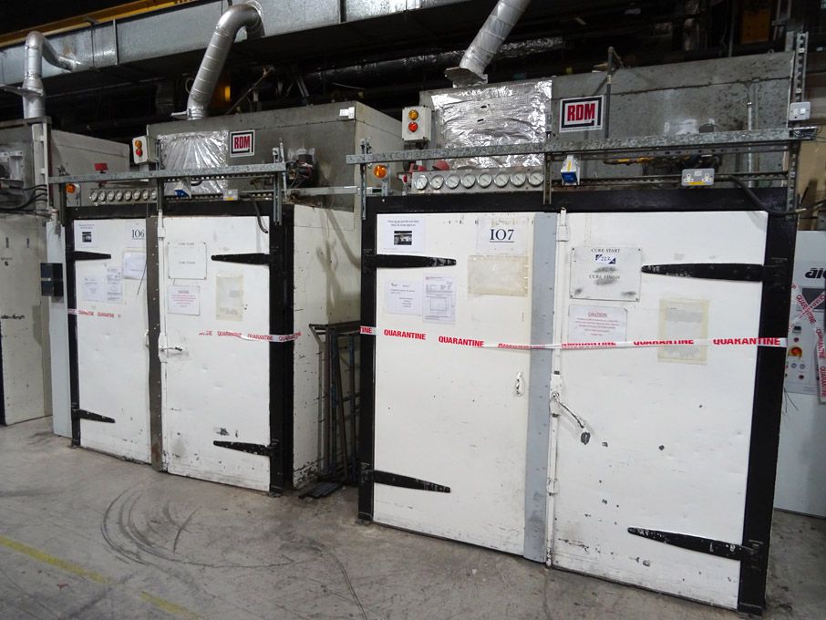 RDM twin gas fired walk-in oven, 1.7x1.9x1.65m ID,...