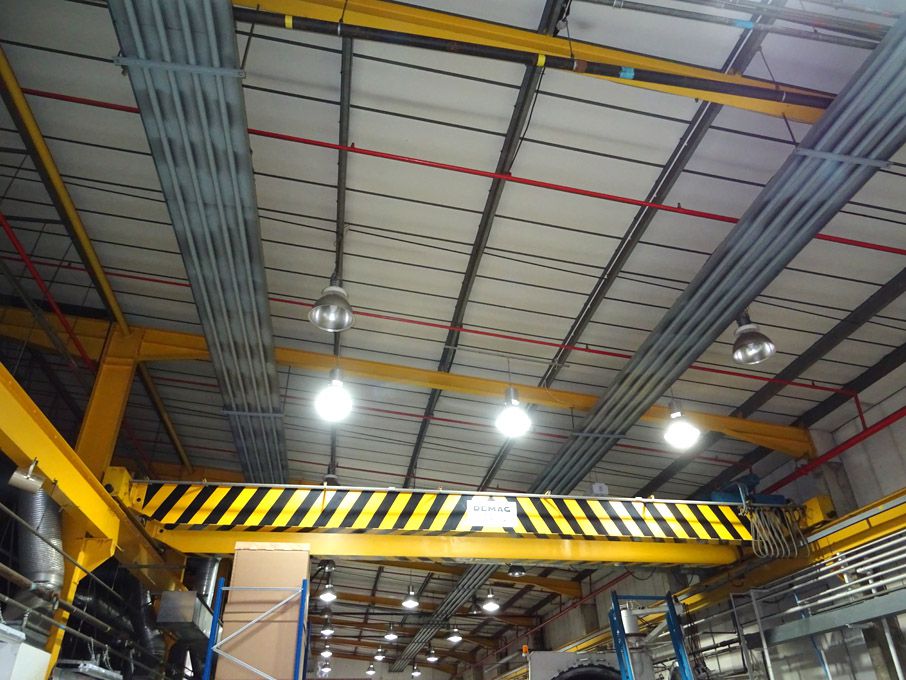 Demag 8 ton overhead crane, pendant control, 12m a...