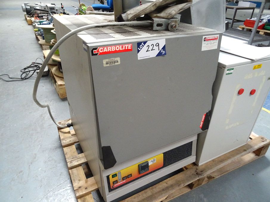 Carbolite AAF100 muffle furnace, 1100degC max temp...
