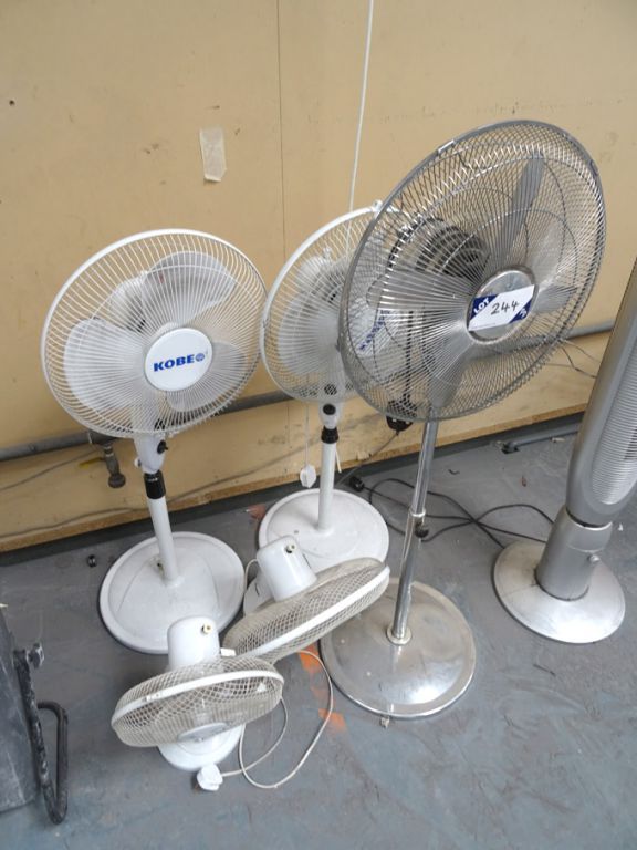 Qty various Kobe etc 240v fans - Lot located at: T...