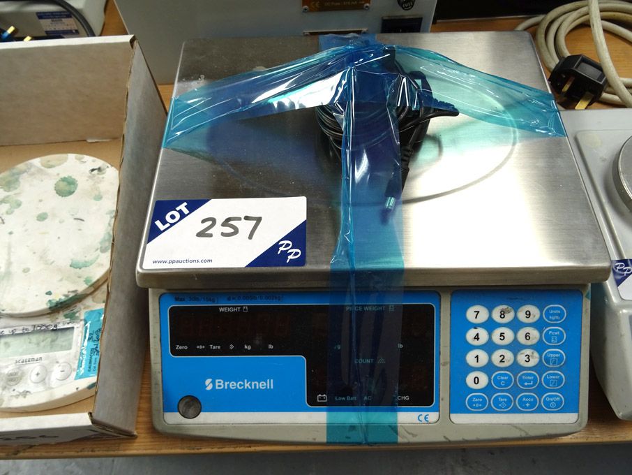 Brecknell digital scales, 15kg x 0.002kg capacity...