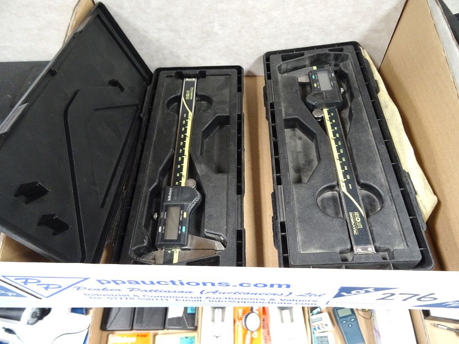 2x Mitutoyo Absolute 150mm digital vernier caliper...