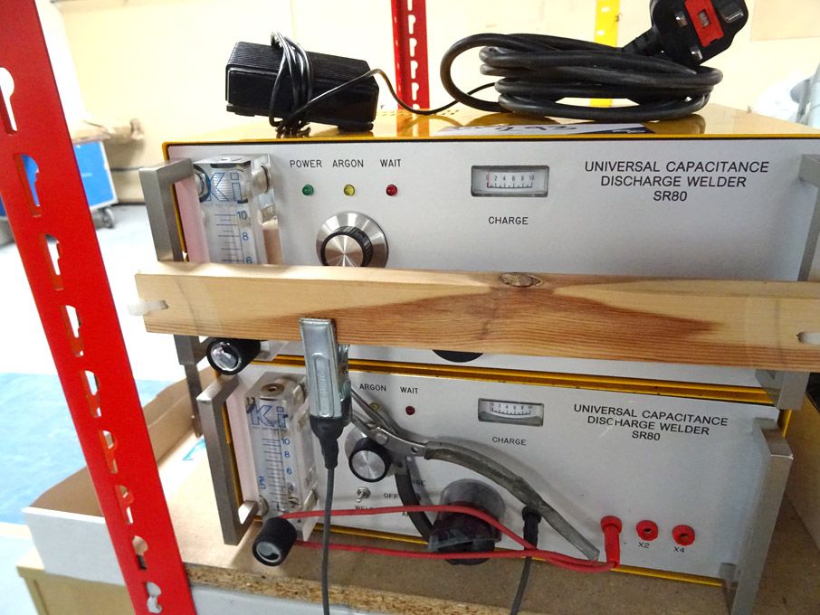 2x SR80 universal capacitance discharge welders -...