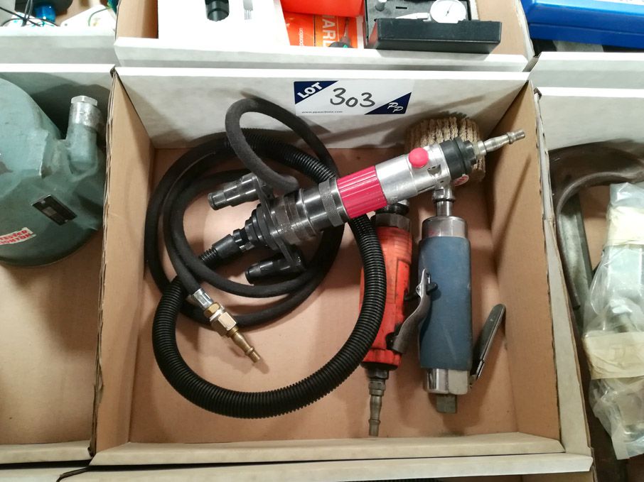 Qty various pneumatic tools / drivers etc - Lot lo...