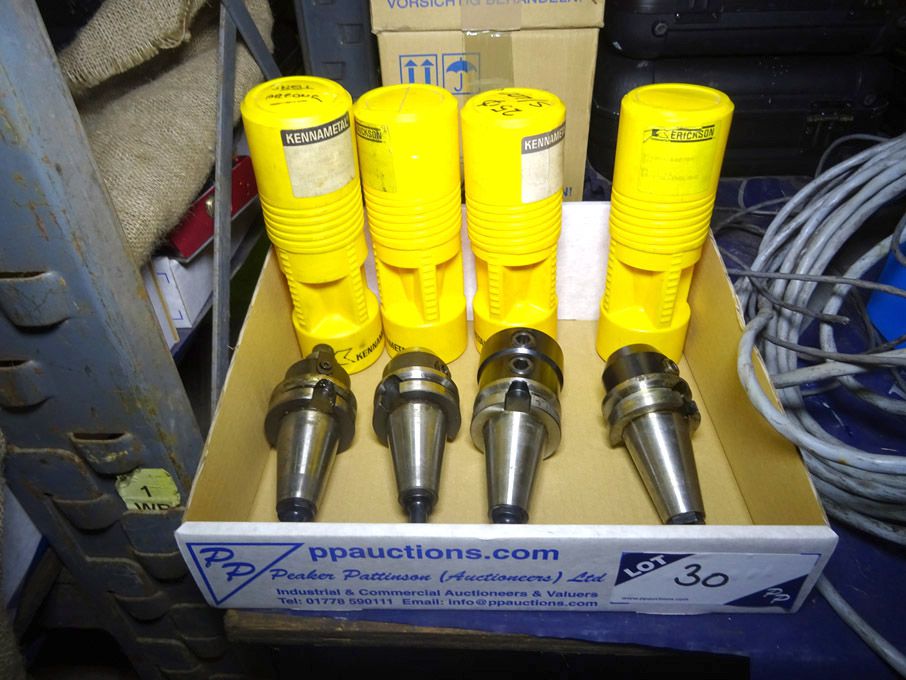 4x BT 40 tool holders - Lot located at: PP Saleroo...