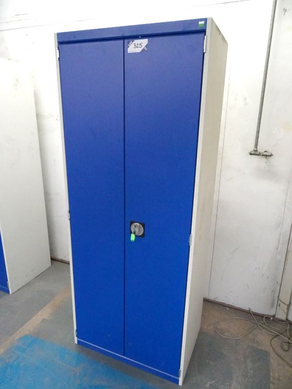 Bott grey / blue metal 2 door storage cupboard wit...