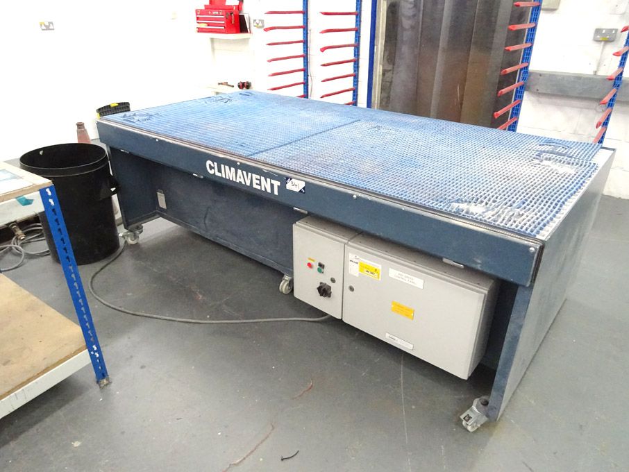 Climavent CB2512 2500x1250mm extraction workbench,...