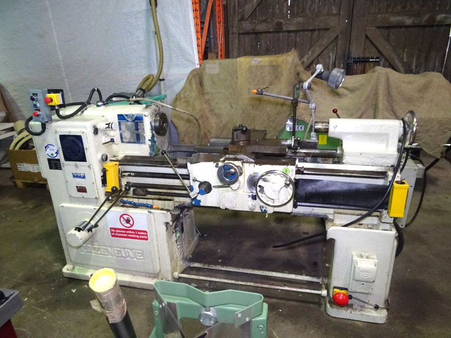 Cazeneuve lathe, 1 1/2 through spindle, 40" B/C, 9...