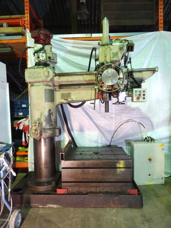 Asquith ODI 4'6" radial arm drill, 31-830rpm, 42x3...