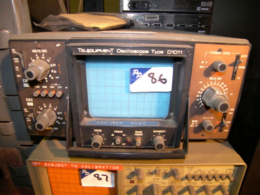 Telequipment D1011 dual trace oscilloscope
