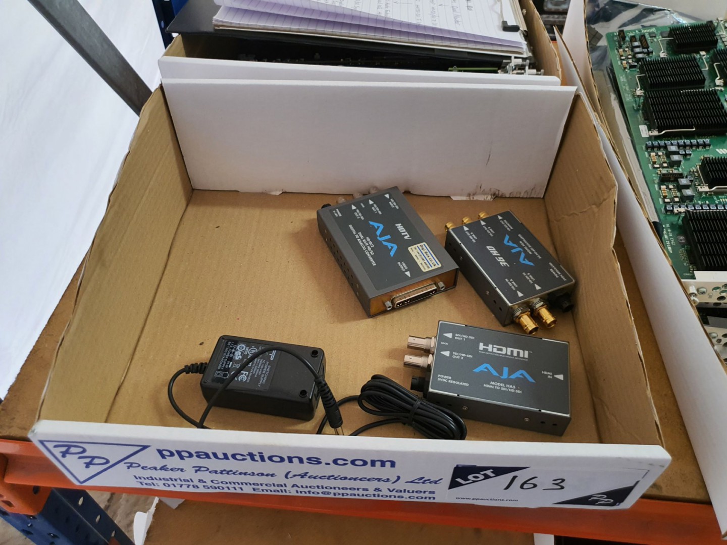 3x AJA 3GM, HA5, HD10C2 multiplexer, convertors