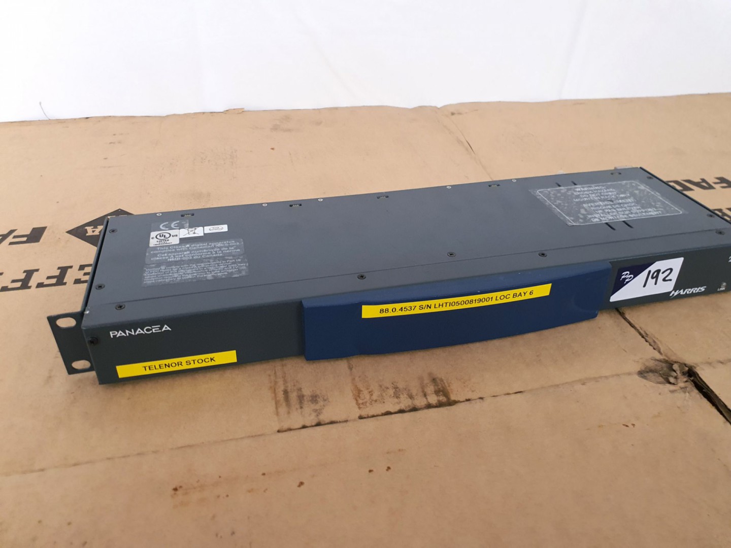 Harris Panacea P-16X16HS video router