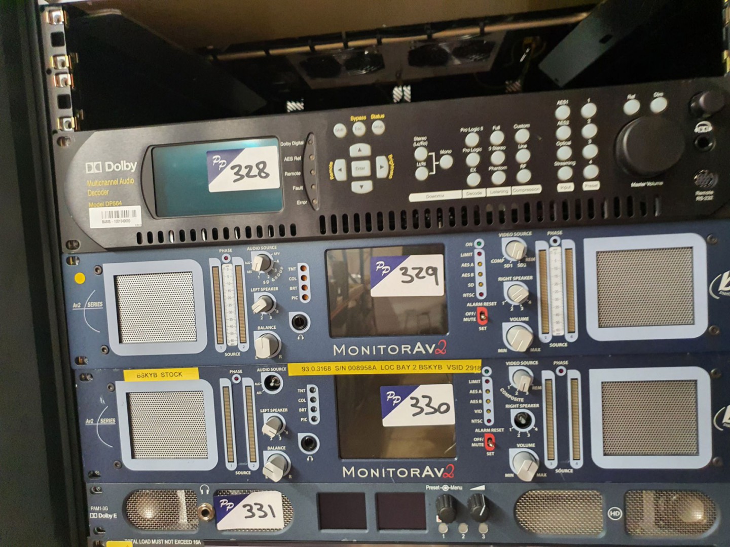 Bel AV2 broadcast audio & video monitor (cracked p...