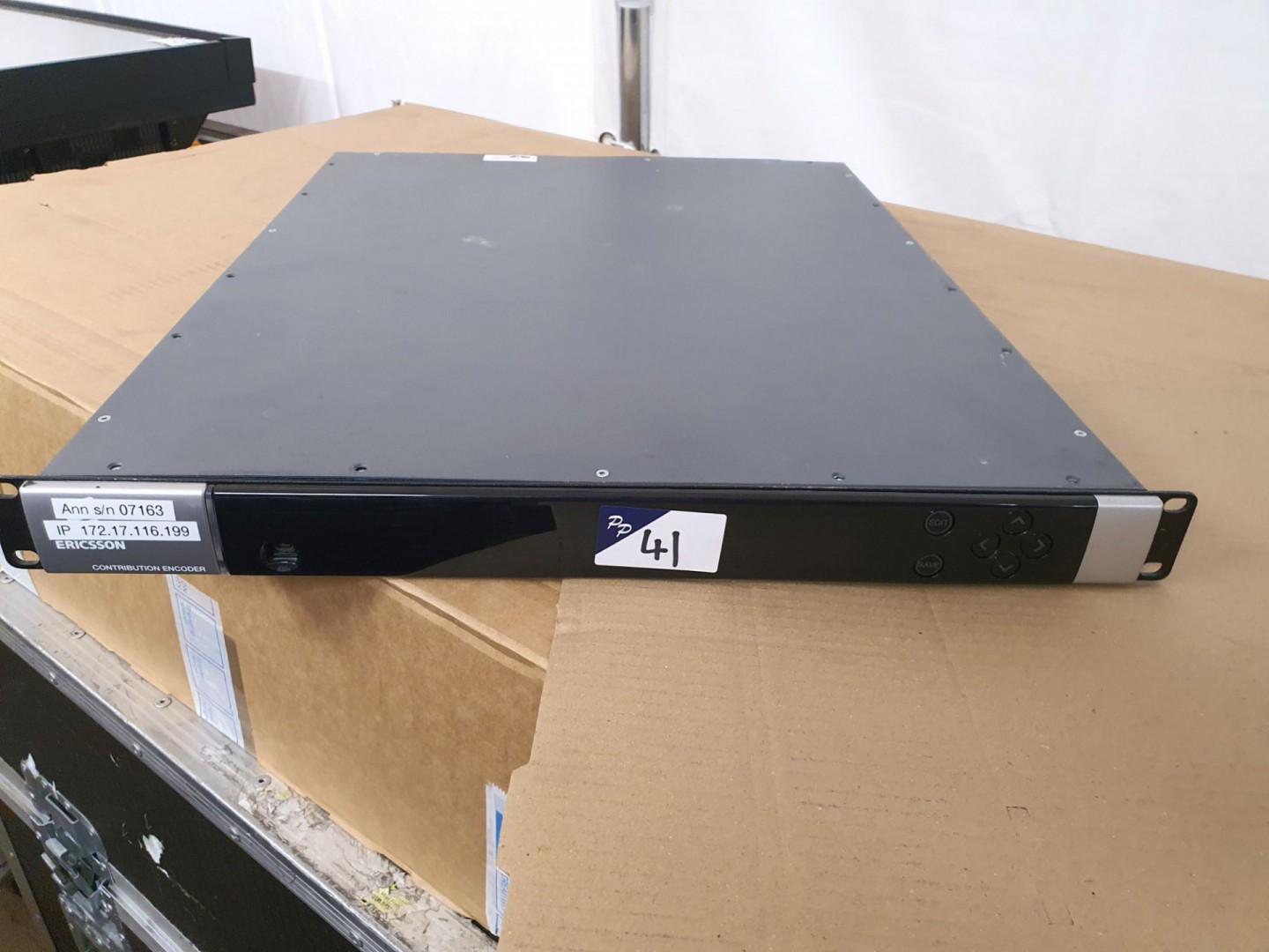Ericsson contribution encoder with EN8100 Mpeg 2 V...