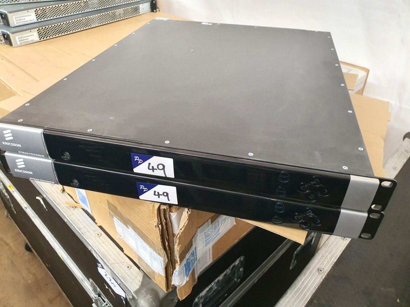 2x Ericsson stream processors (masters) with 10x M...
