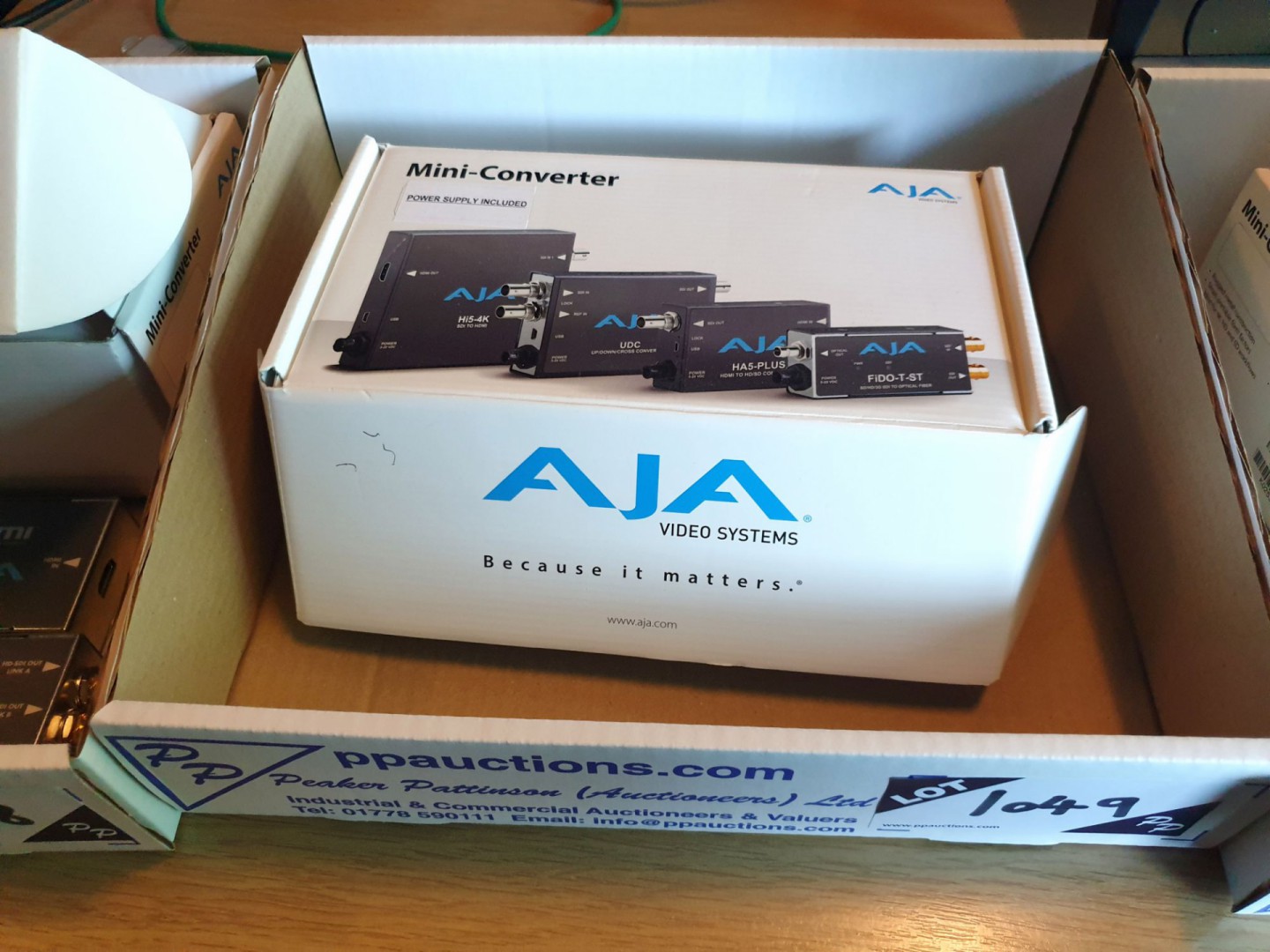 AJA 3G-AMA 4ch balanced audio embedder / disembedd...