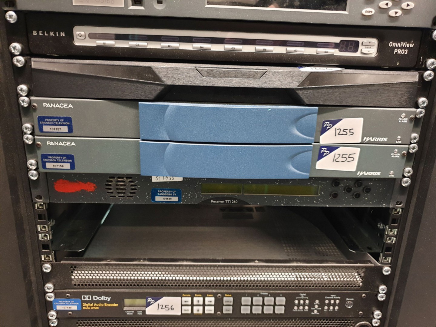 2x Leitch Harris Panacea P-16x16HS SDI routers