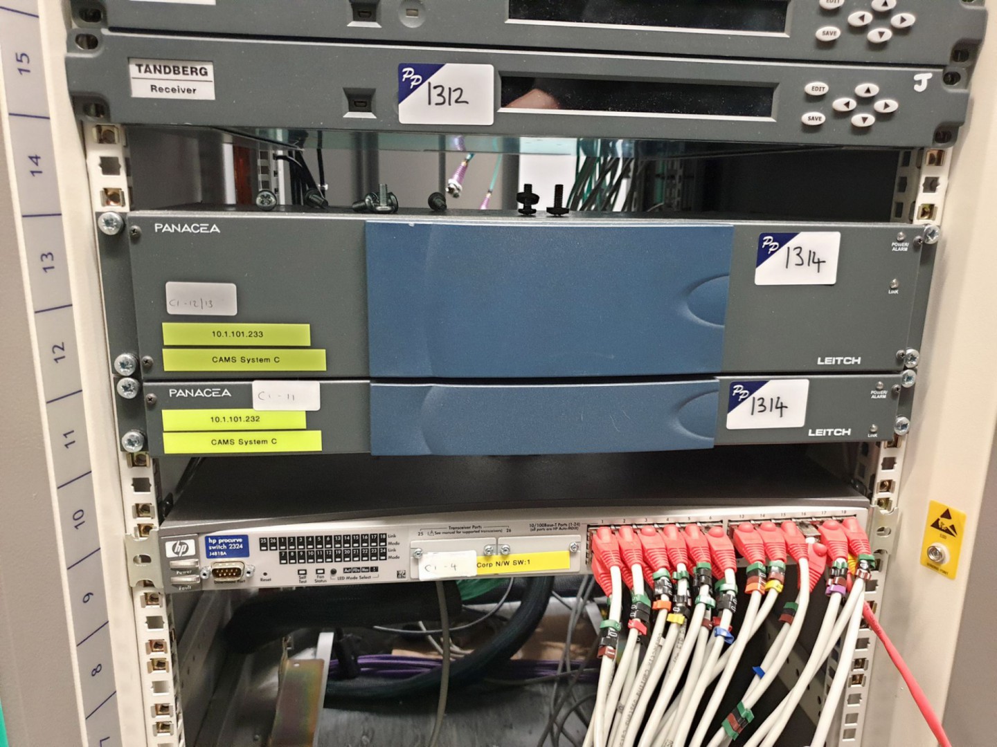 Leitch Panacea P-32X32S, P-8X8HS audio routers