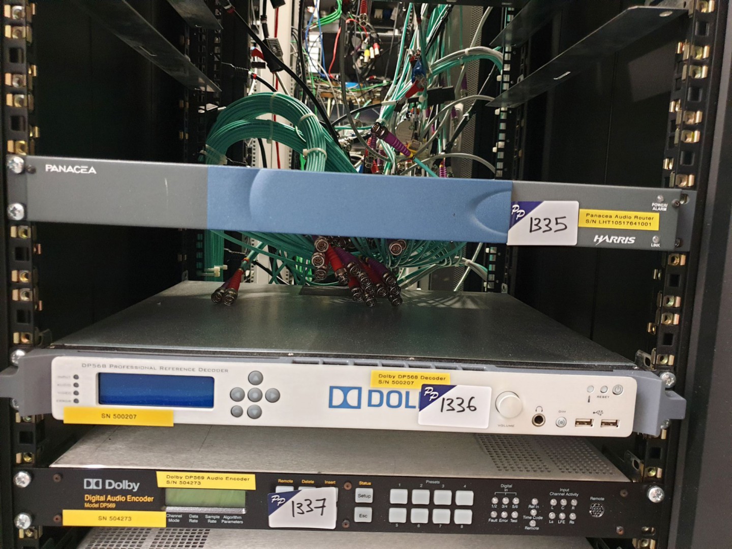 Harris Panacea P-16X16AEC audio video router