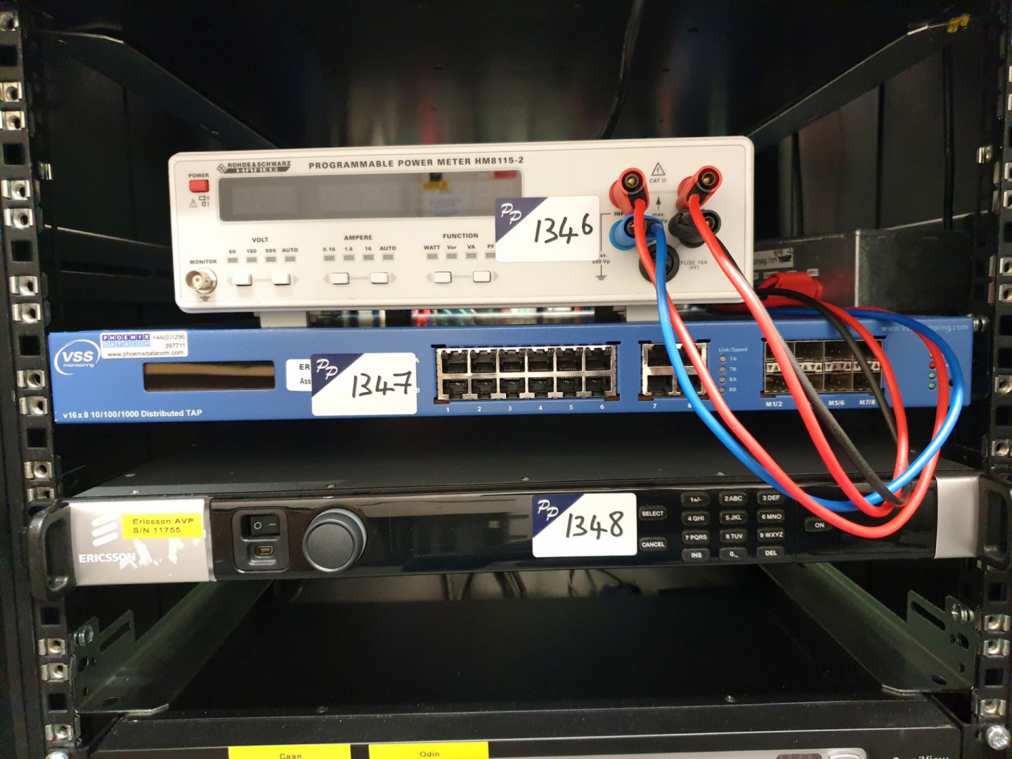 VSS monitoring V16X8 10/100/1000 distribution tap
