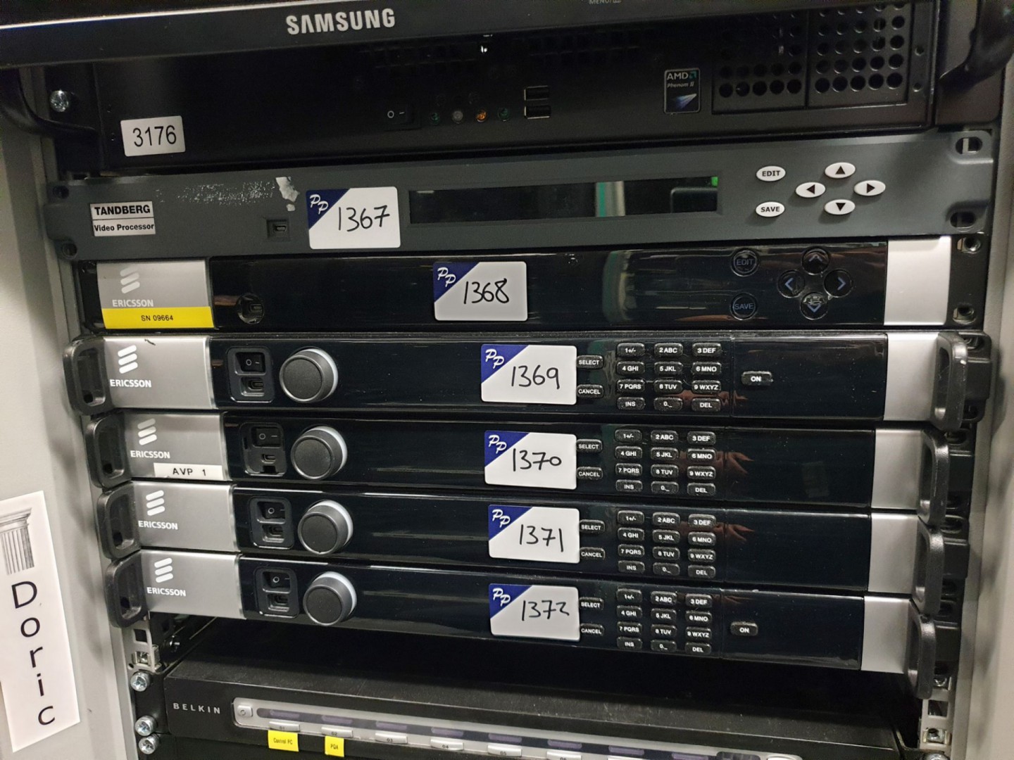 Tandberg video processor, Tandberg TT1260 receiver