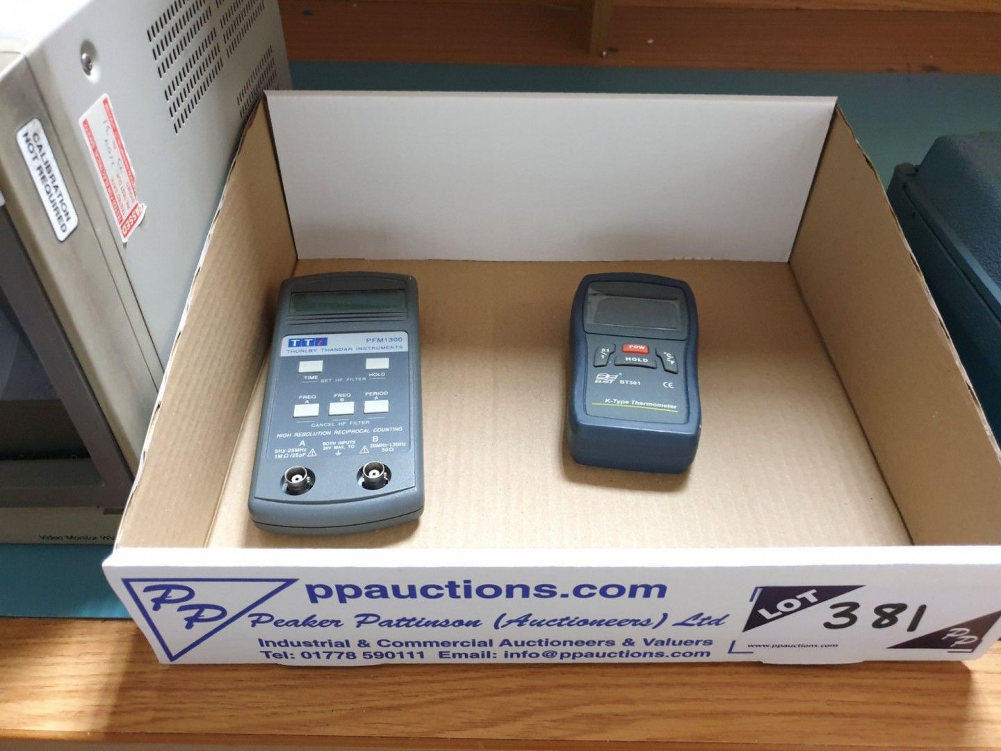 TTi 1300 reciprocal counting meter, BST BT501 k-ty...