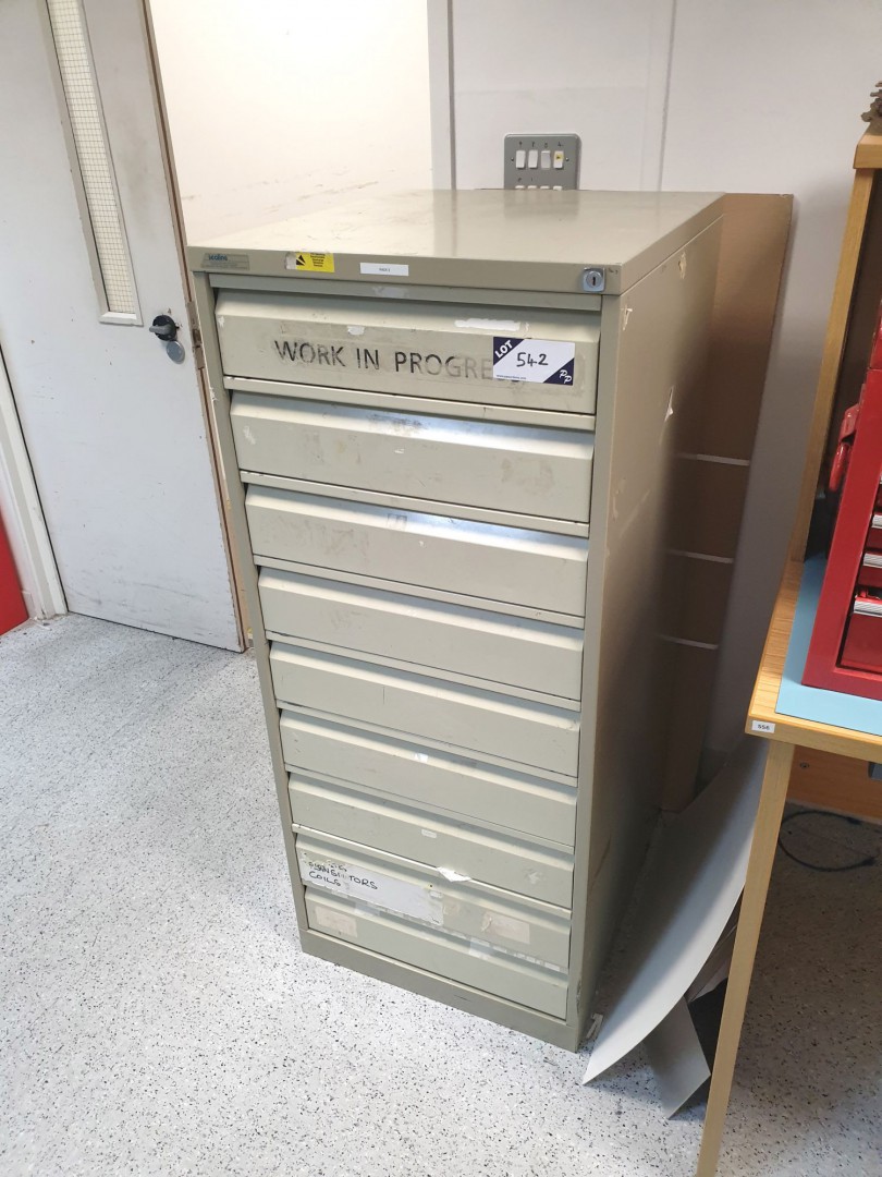 Sealine metal 9 drawer storage cabinet inc: variou...