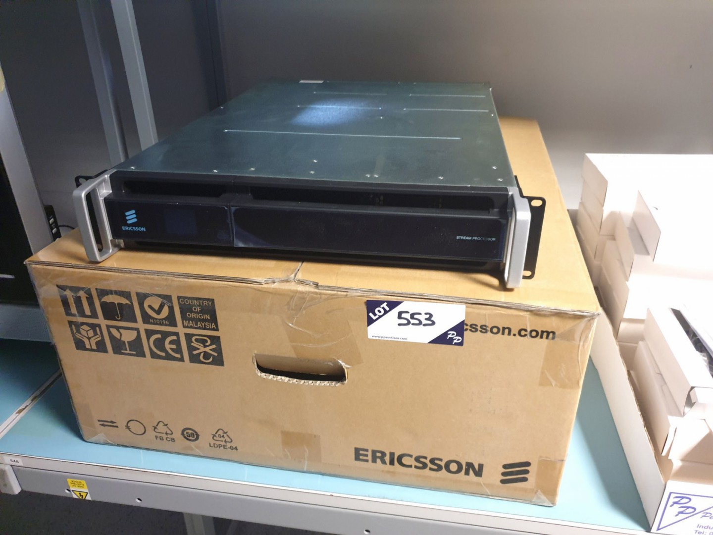 Ericsson 2U series 4 stream processor chassis (box...