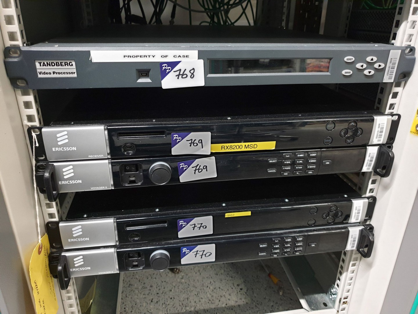 Ericsson RX8200 receiver, Ericsson AVP 2000 Voyage...