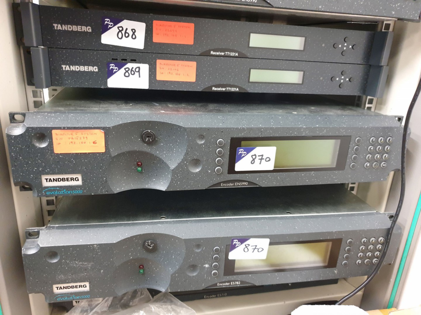 Tandberg EN5990, E5782 encoders