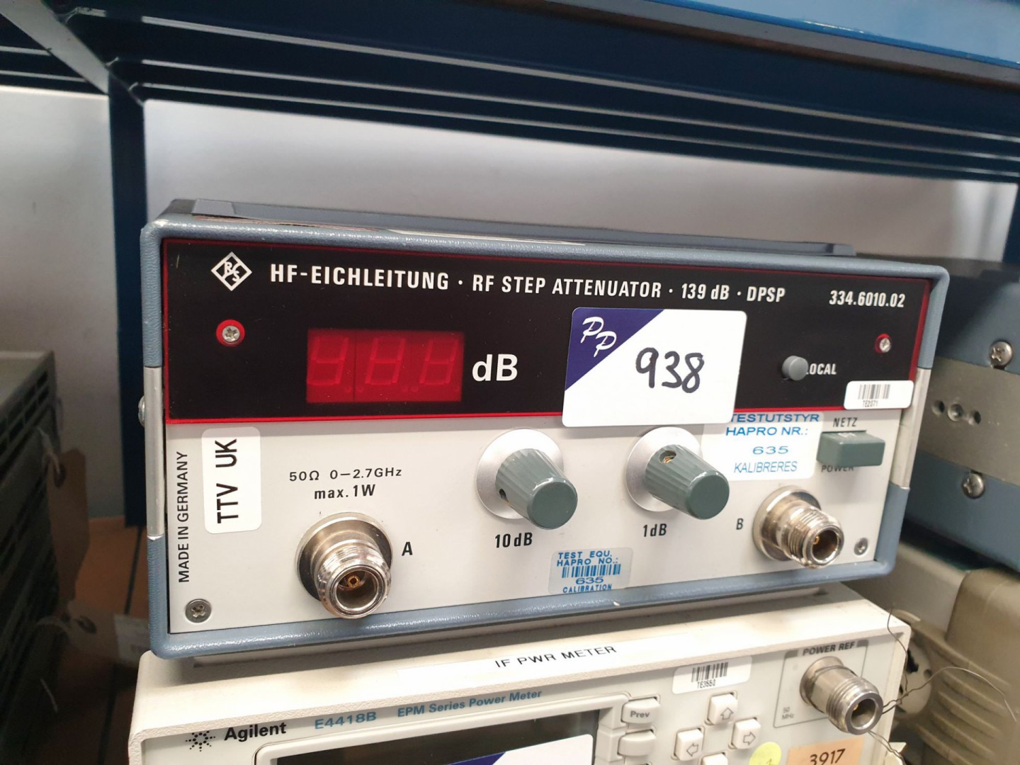 Rohde & Schwarz DPSP RF step attenuator