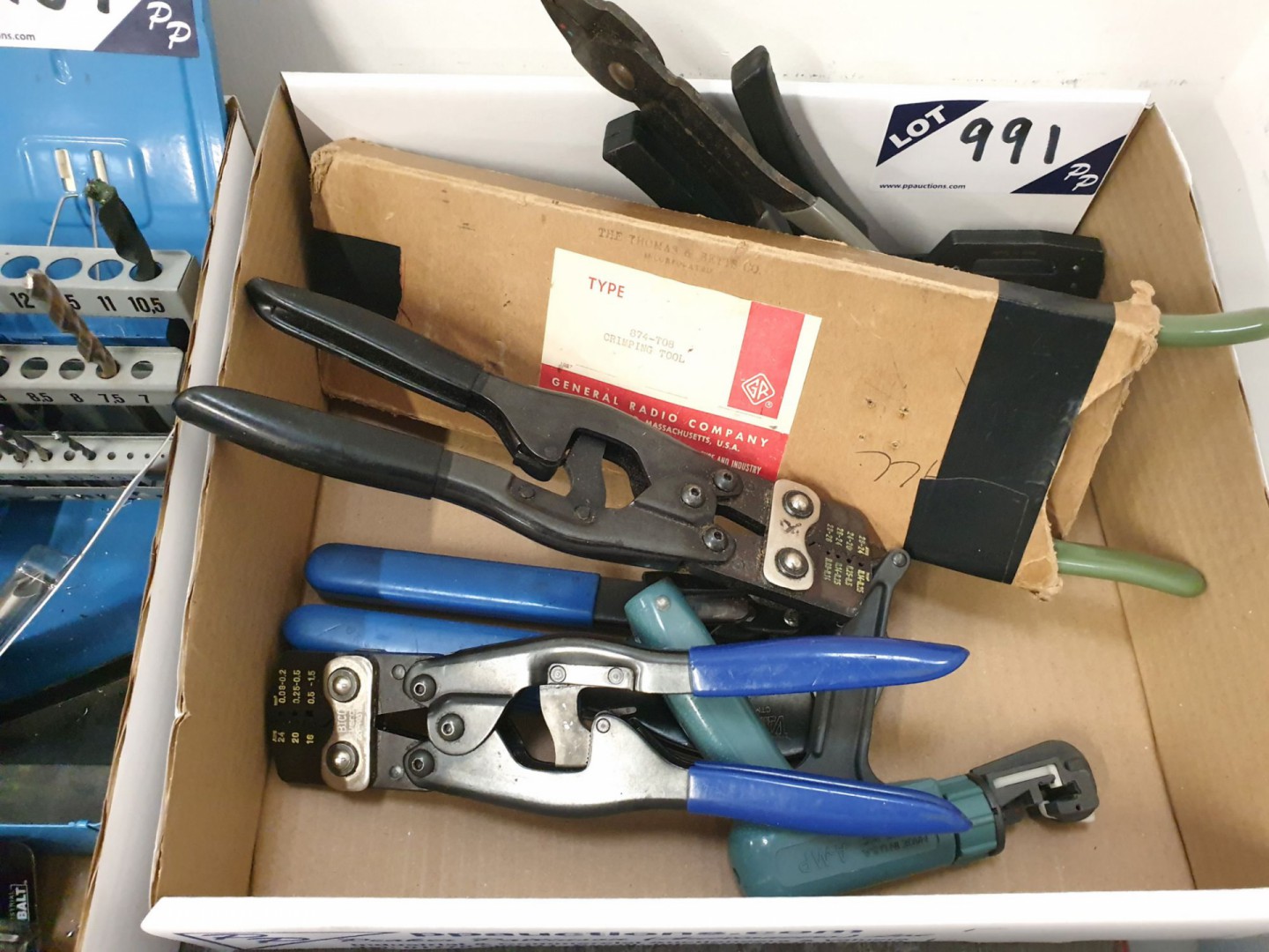 Qty various crimp tools