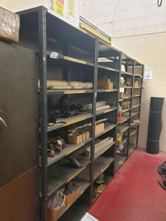 4 bays light duty storage shelving, multishelf, 10...