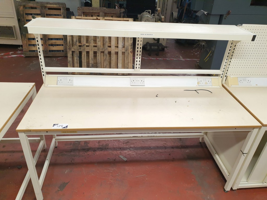 Laboratory workbench, 1800x750mm x 1450mm high app...