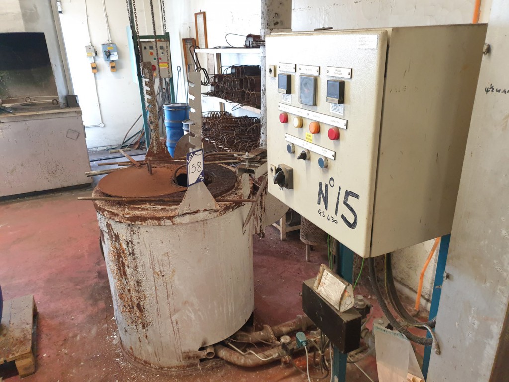 800mm dia electric furnace with control