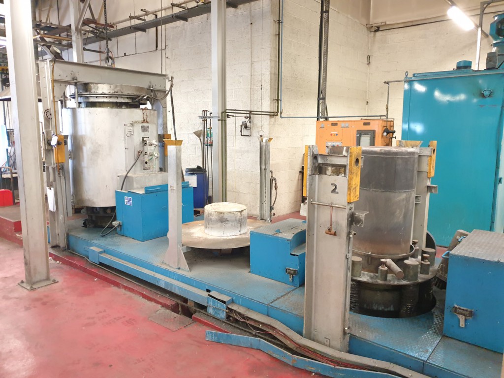 Wild Barfield twin station bell furnace, 30kW with...