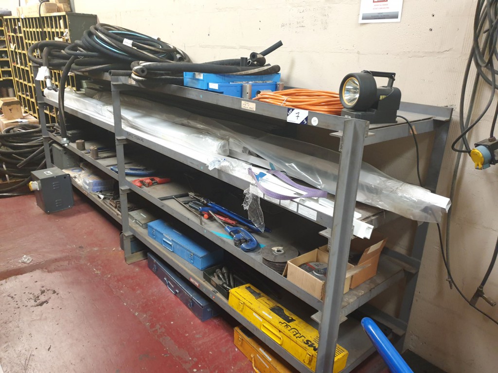 Metal heavy duty fixed shelf storage rack, 3800x60...