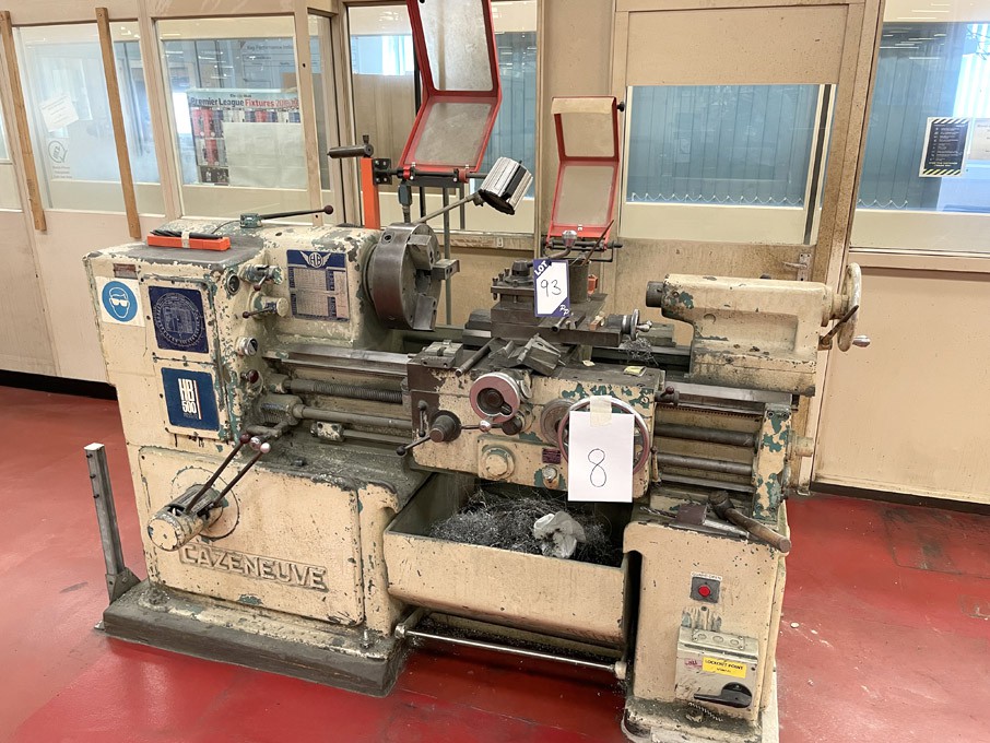 Cazeneuve HB500 centre lathe, 9" CH x 26" b.c., 40...