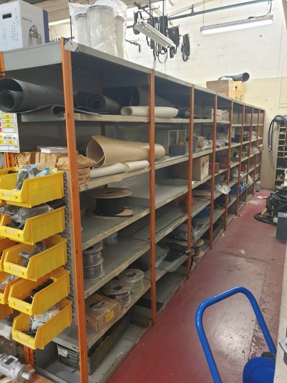 16 bays light duty boltless storage shelving, mult...